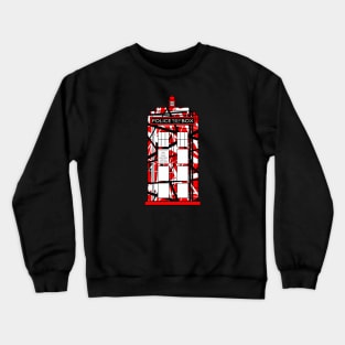 VH-ized Tardis ! Crewneck Sweatshirt